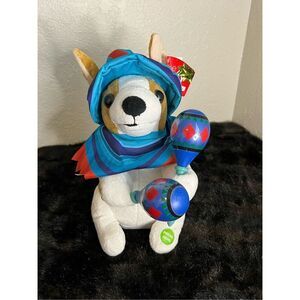 Animated  Musical Mariachi Chihuahua Plush Puppy Dog - New